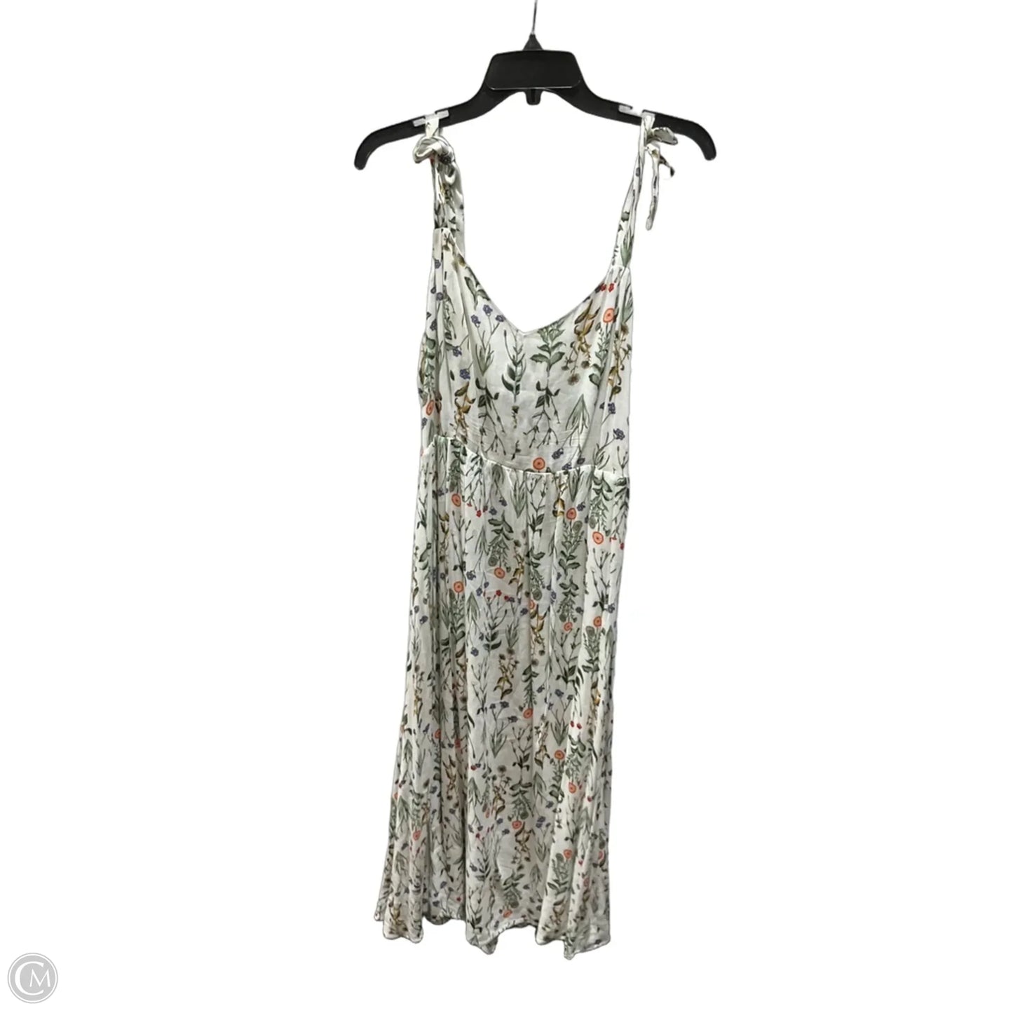Dress Casual Midi By Cmf In Floral Print, Size: L