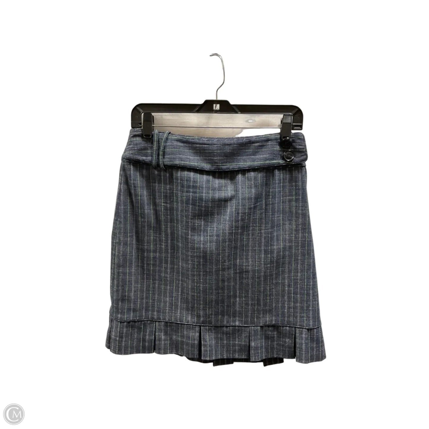 Skirt Mini & Short By Etcetra In Blue & Green, Size: 8