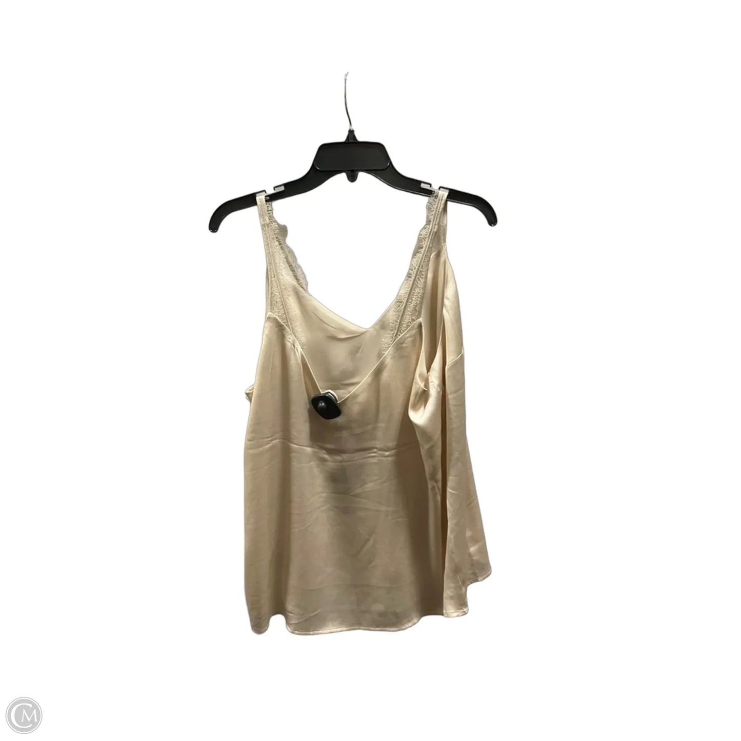 Top Sleeveless By Express In Beige, Size: Xl