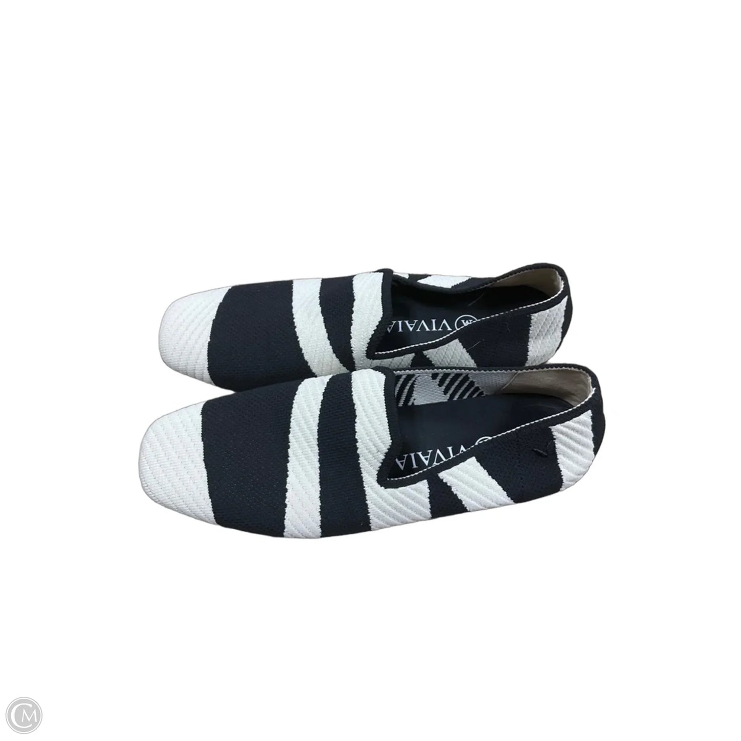 Shoes Flats By Vivaia In Black & White, Size: 7