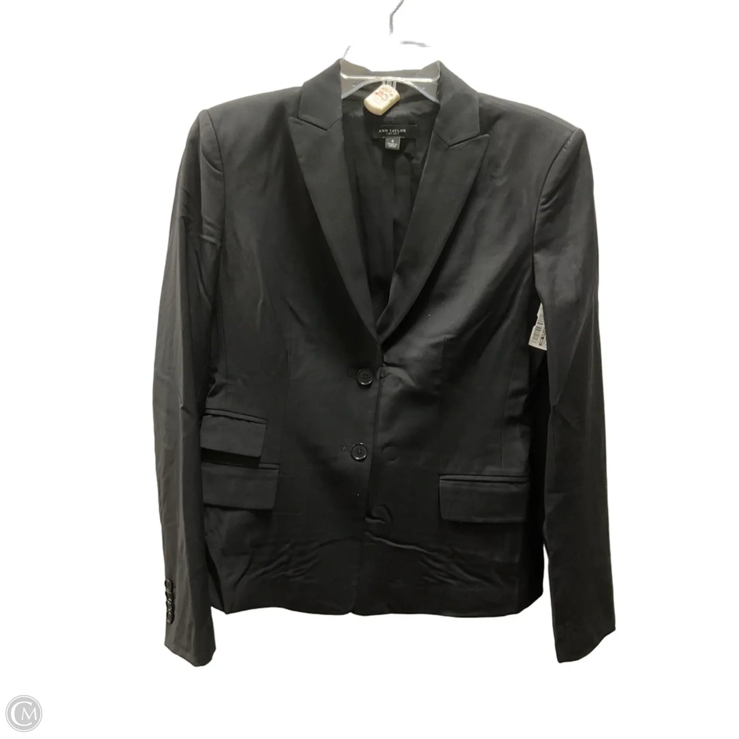 Jacket Other By Ann Taylor In Black, Size: 4