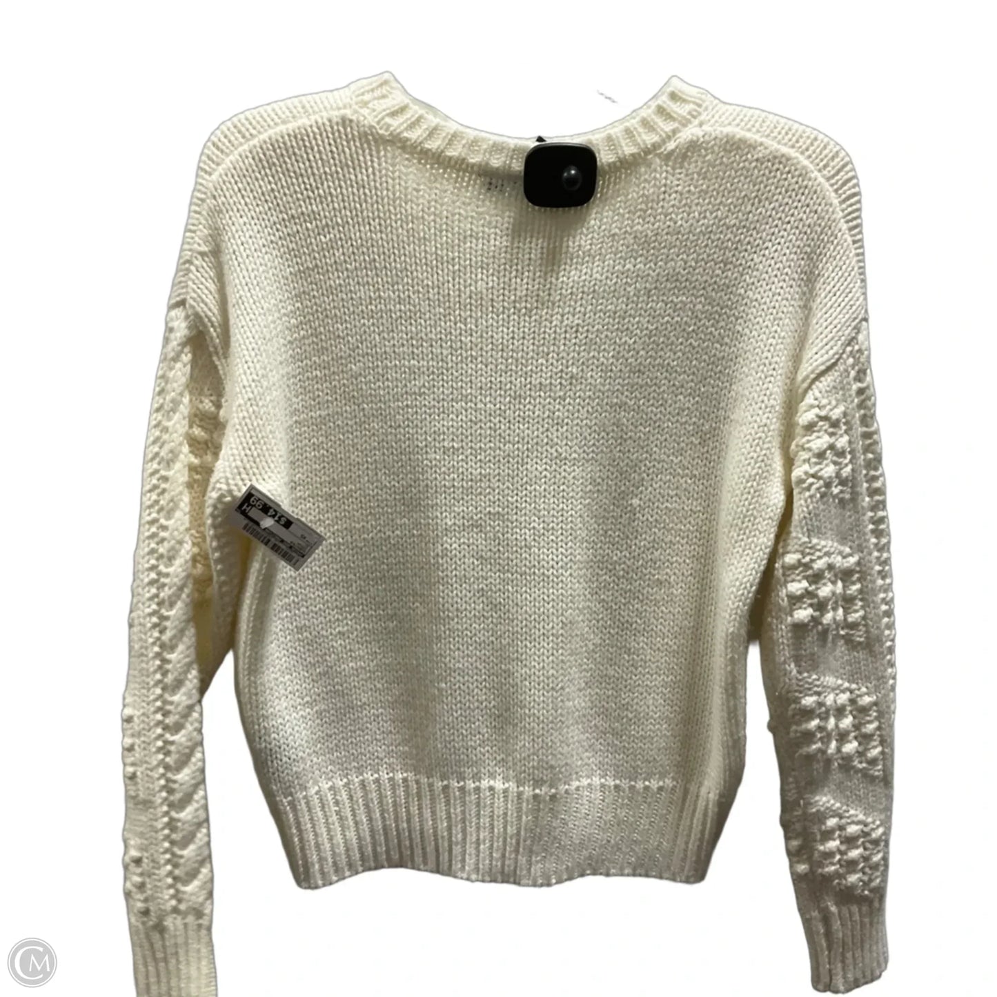 Sweater By Moon And Madison In Cream, Size: Xs