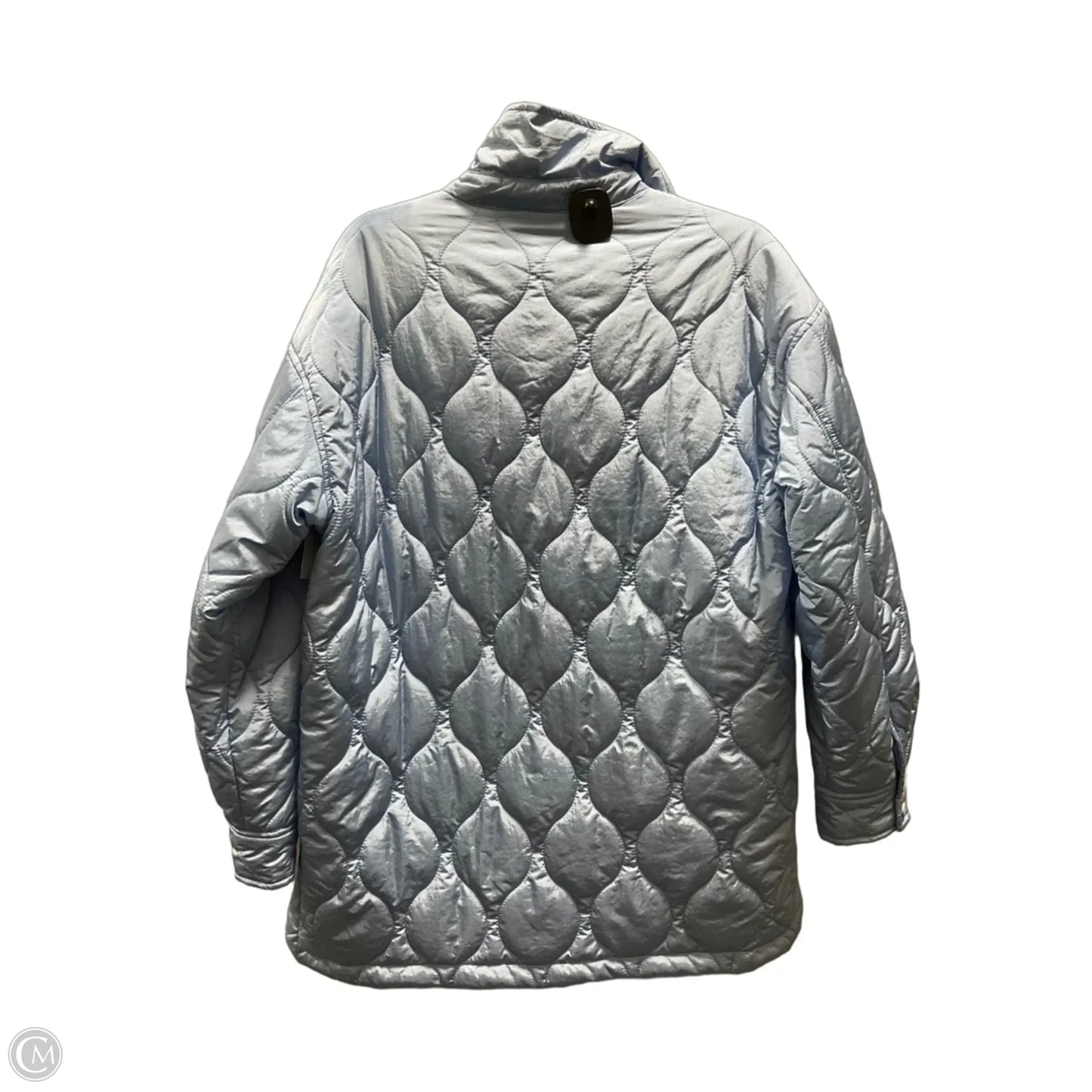 Jacket Puffer & Quilted By Grace + Karma In Blue, Size: M