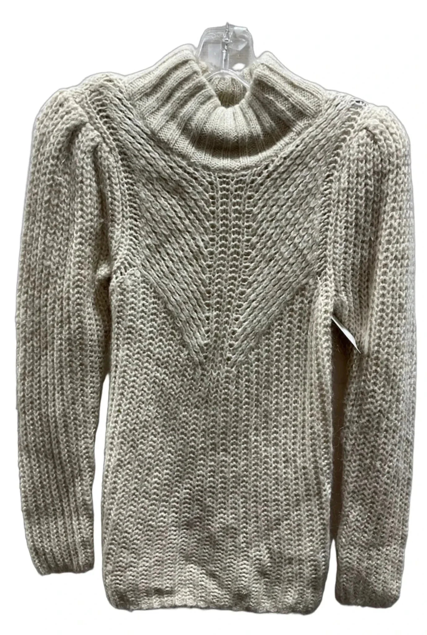 Sweater By Express In Cream, Size: S