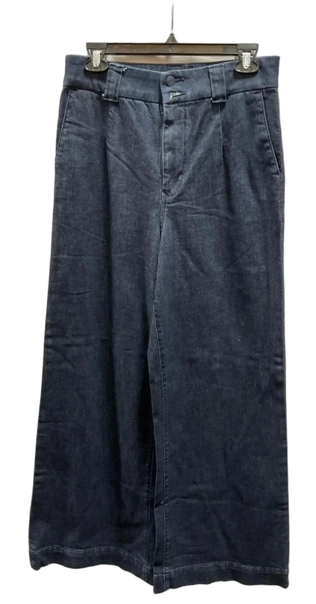 Jeans Wide Leg By Express In Blue, Size: 8