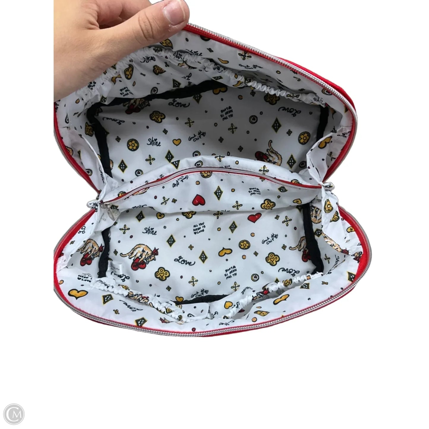 Makeup Bag Designer By Brighton, Size: Large