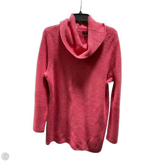 Top Long Sleeve By Talbots In Pink, Size: 1x