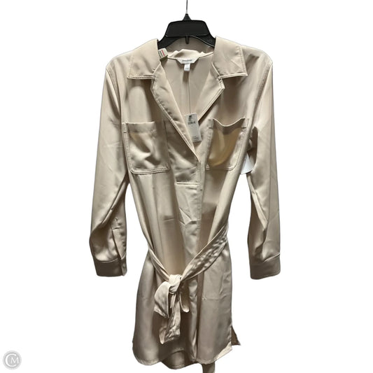 Dress Casual Maxi By Banana Republic In Beige, Size: L