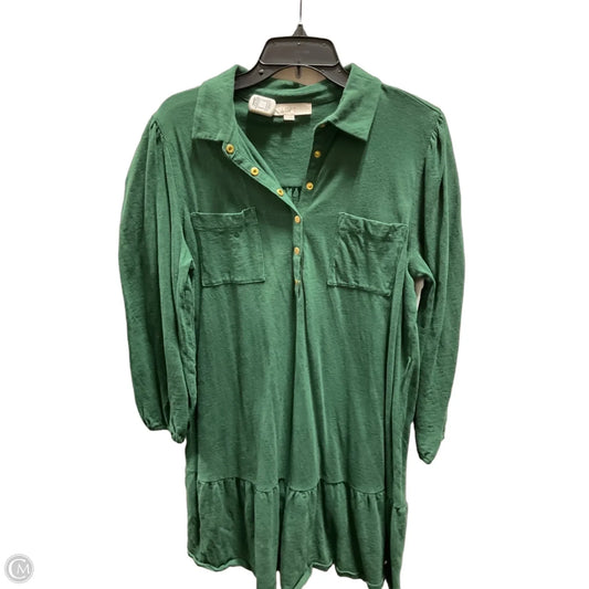 Dress Casual Midi By Loft In Green, Size: Xl