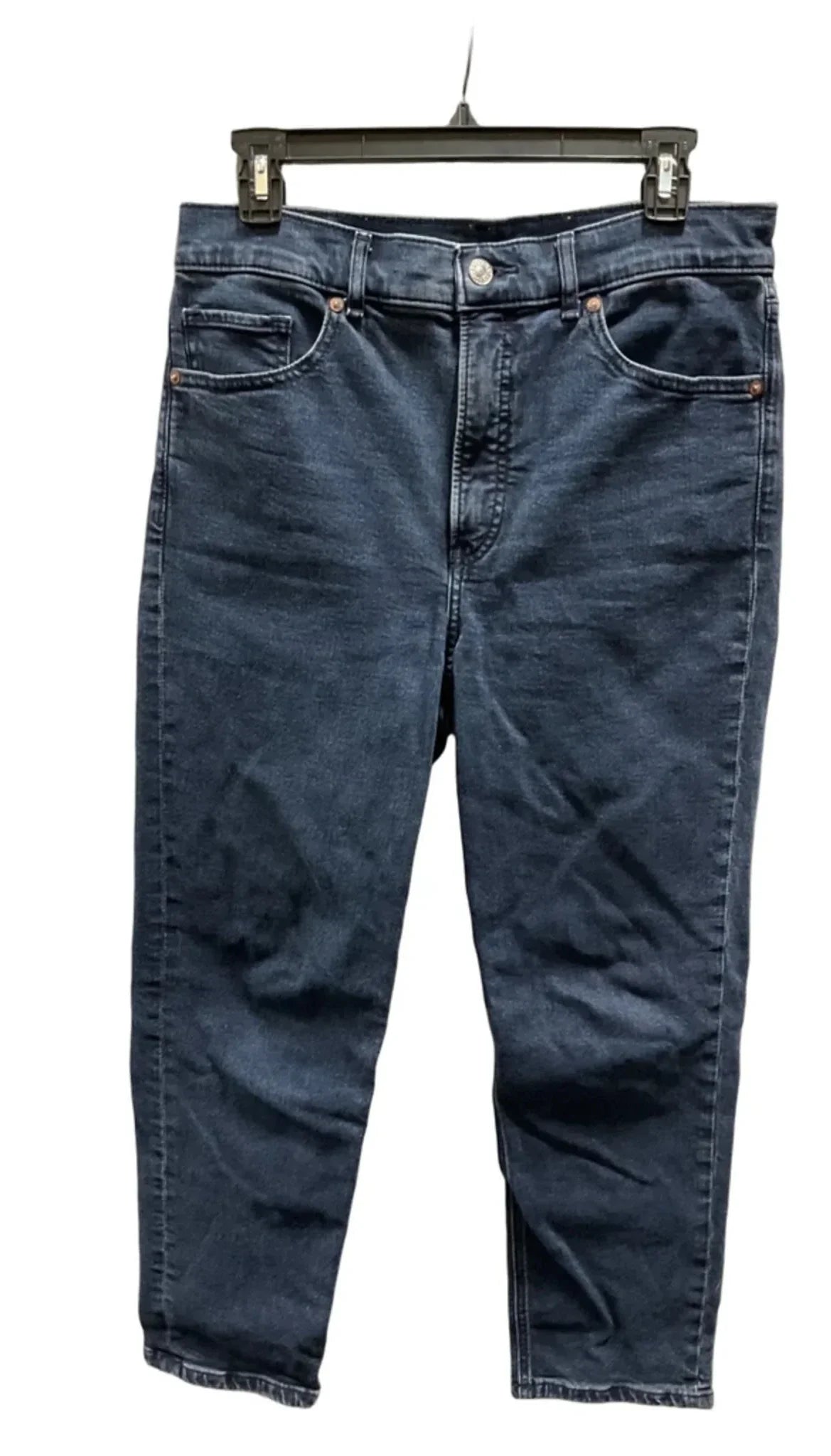 Jeans Straight By Express In Blue, Size: 6