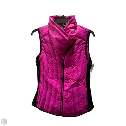 Vest Puffer & Quilted By Calvin Klein In Pink, Size: M