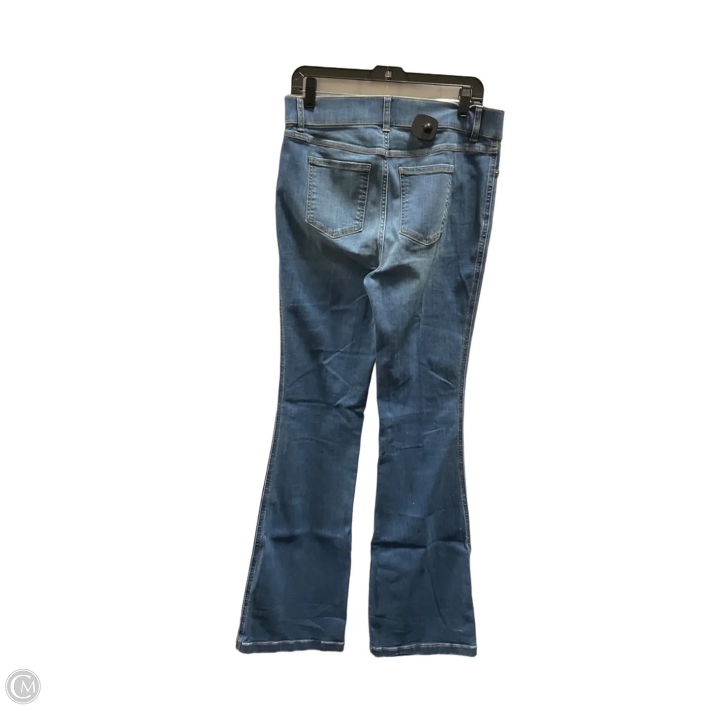 Jeans Flared By Spanx In Blue, Size: L