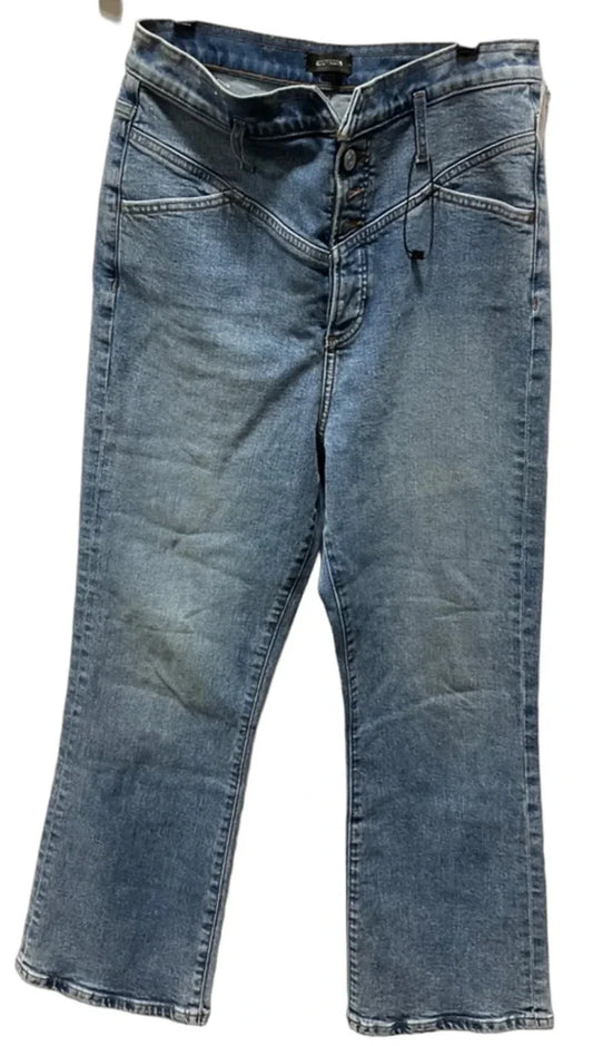 Jeans Straight By Express In Blue, Size: 8