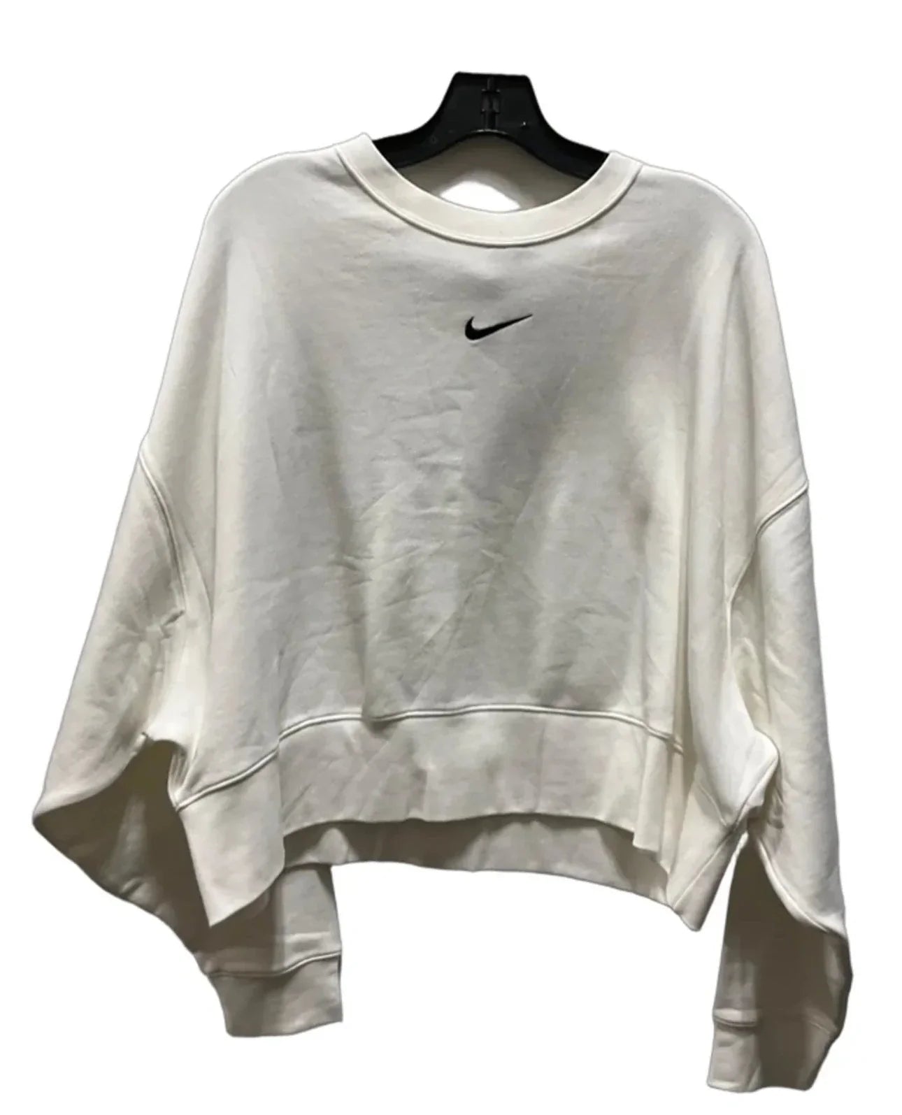 Sweater By Nike In White, Size: S
