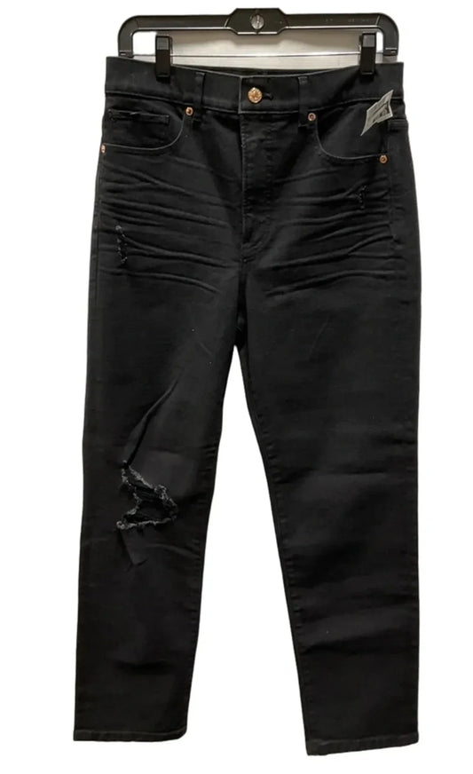 Jeans Straight By Express In Black, Size: 8