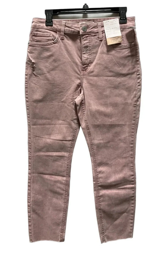 Jeans Skinny By Lauren Conrad In Pink, Size: 8
