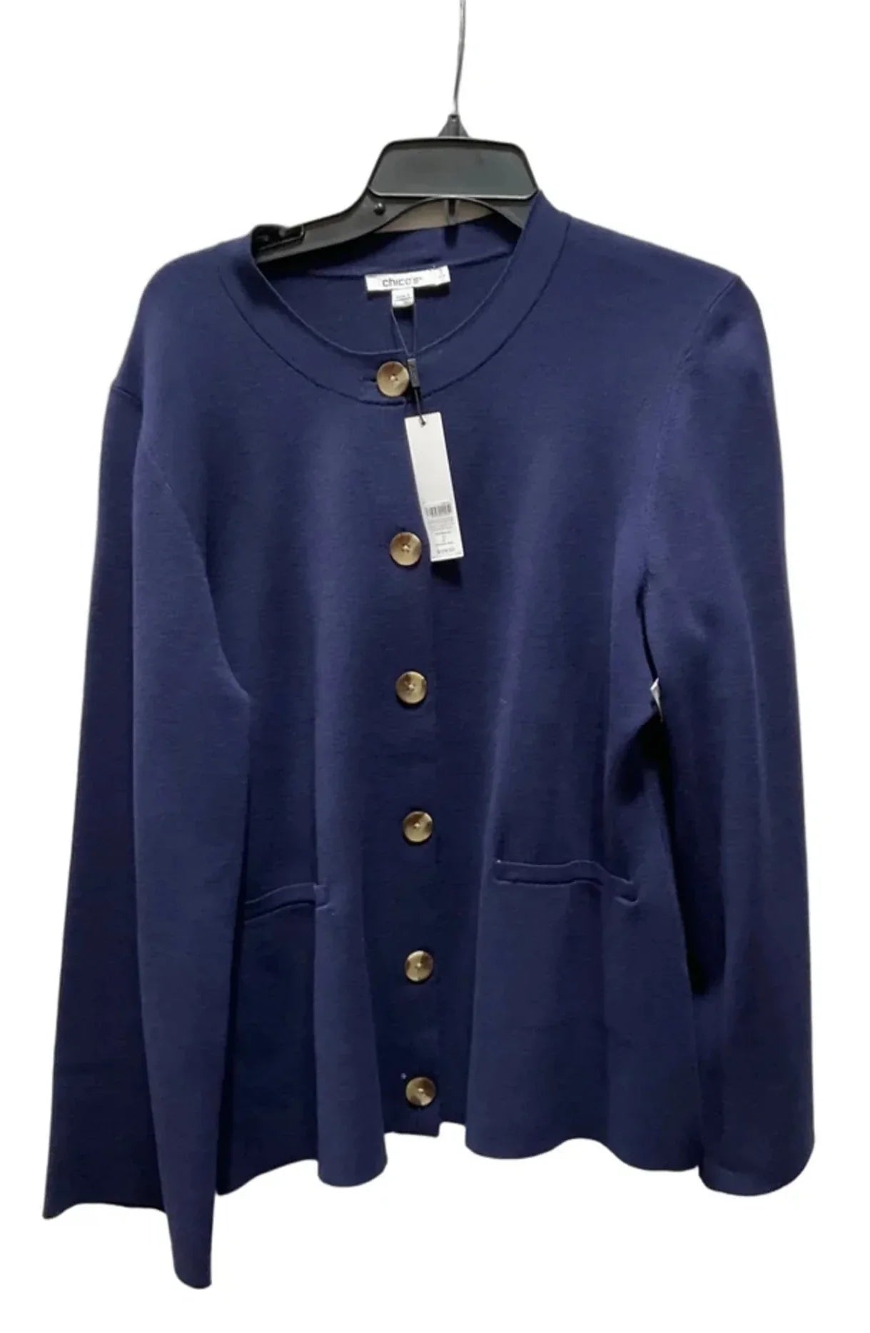 Cardigan By Chicos In Blue, Size: L