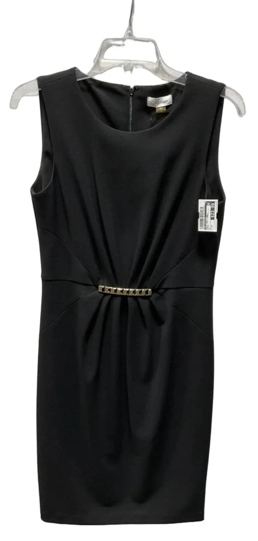 Dress Party Long By Calvin Klein In Black, Size: 6