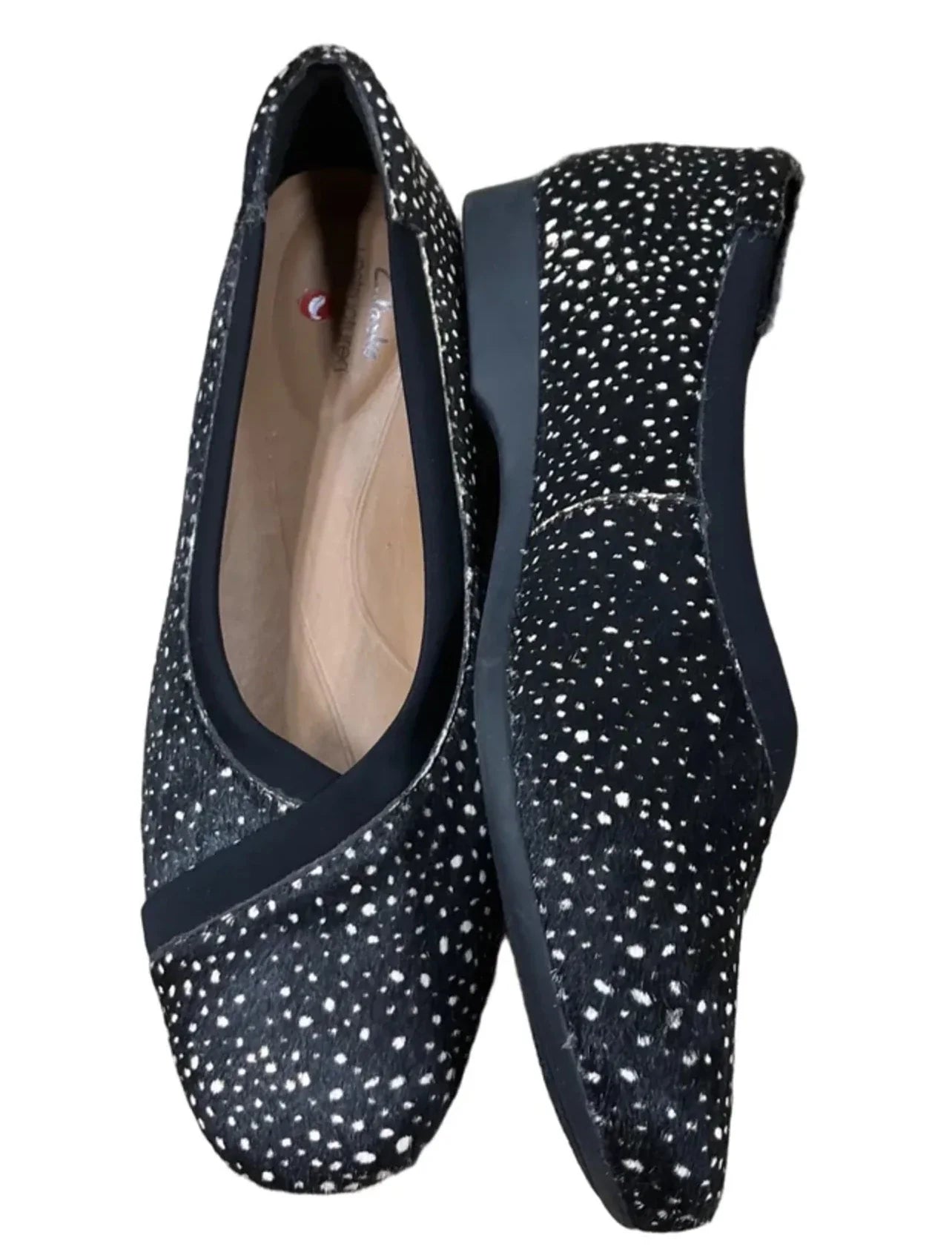 Shoes Flats By Clarks In Black, Size: 8.5