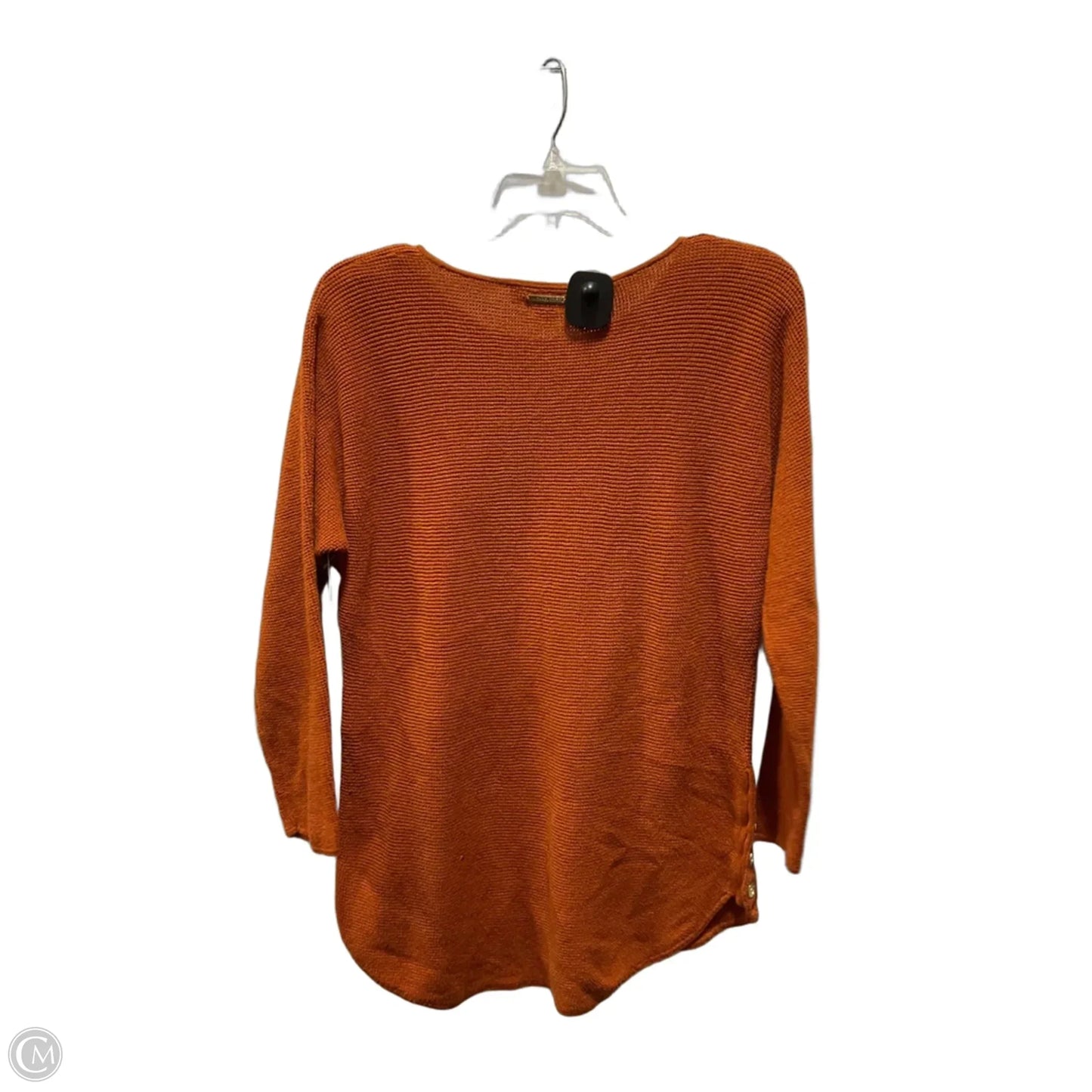 Top Long Sleeve By Michael By Michael Kors In Orange, Size: S