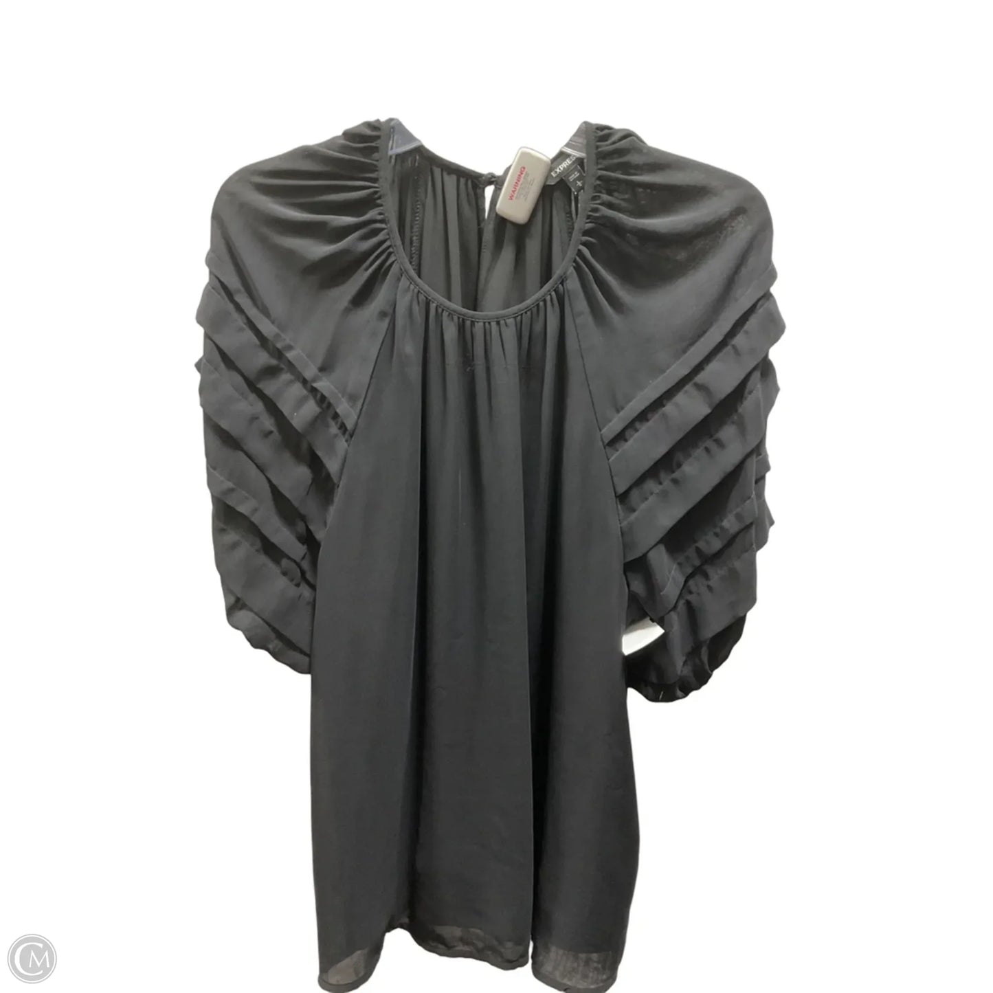 Tunic 3/4 Sleeve By Express In Black, Size: L