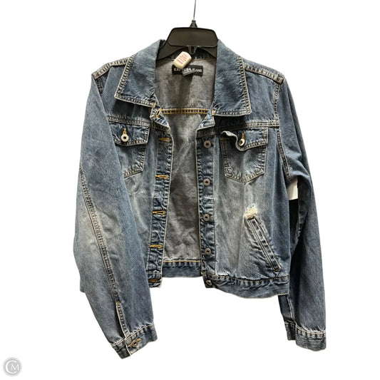 Jacket Denim By Express In Blue, Size: L