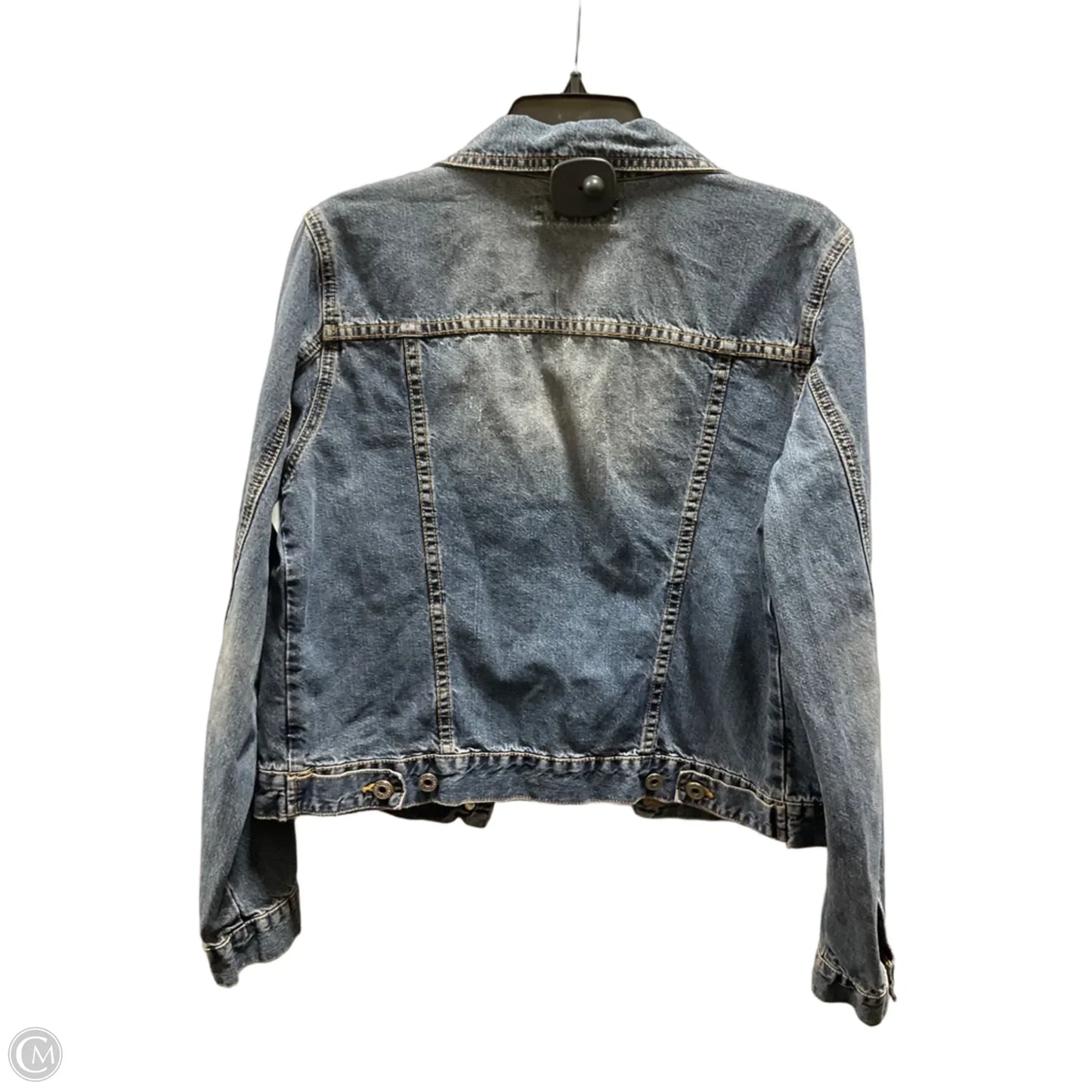 Jacket Denim By Express In Blue, Size: L