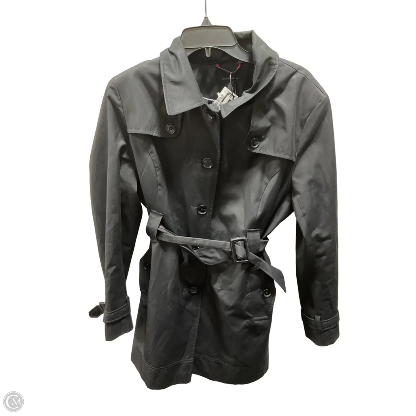 Coat Peacoat By Tommy Hilfiger In Black, Size: Xl
