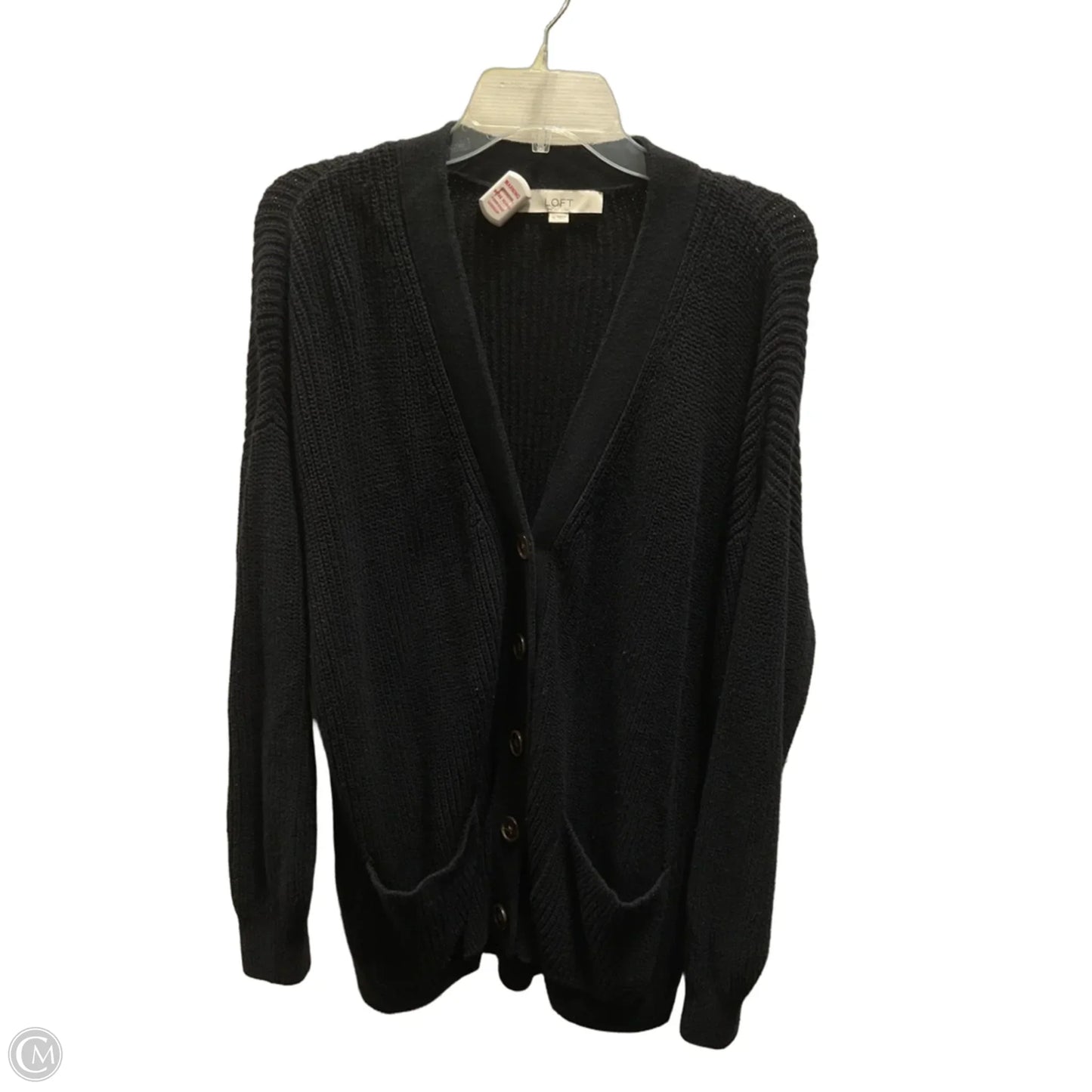 Cardigan By Loft In Black, Size: Xl