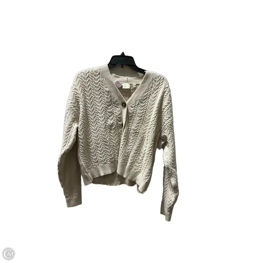 Cardigan By Cyrus In Cream, Size: Xl
