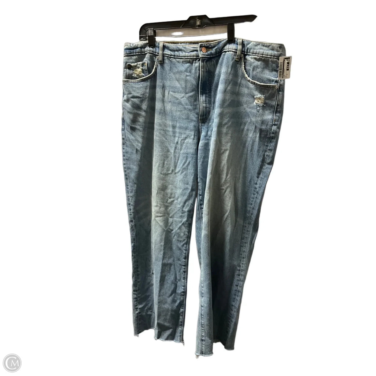 Jeans Straight By Loft In Blue, Size: 16