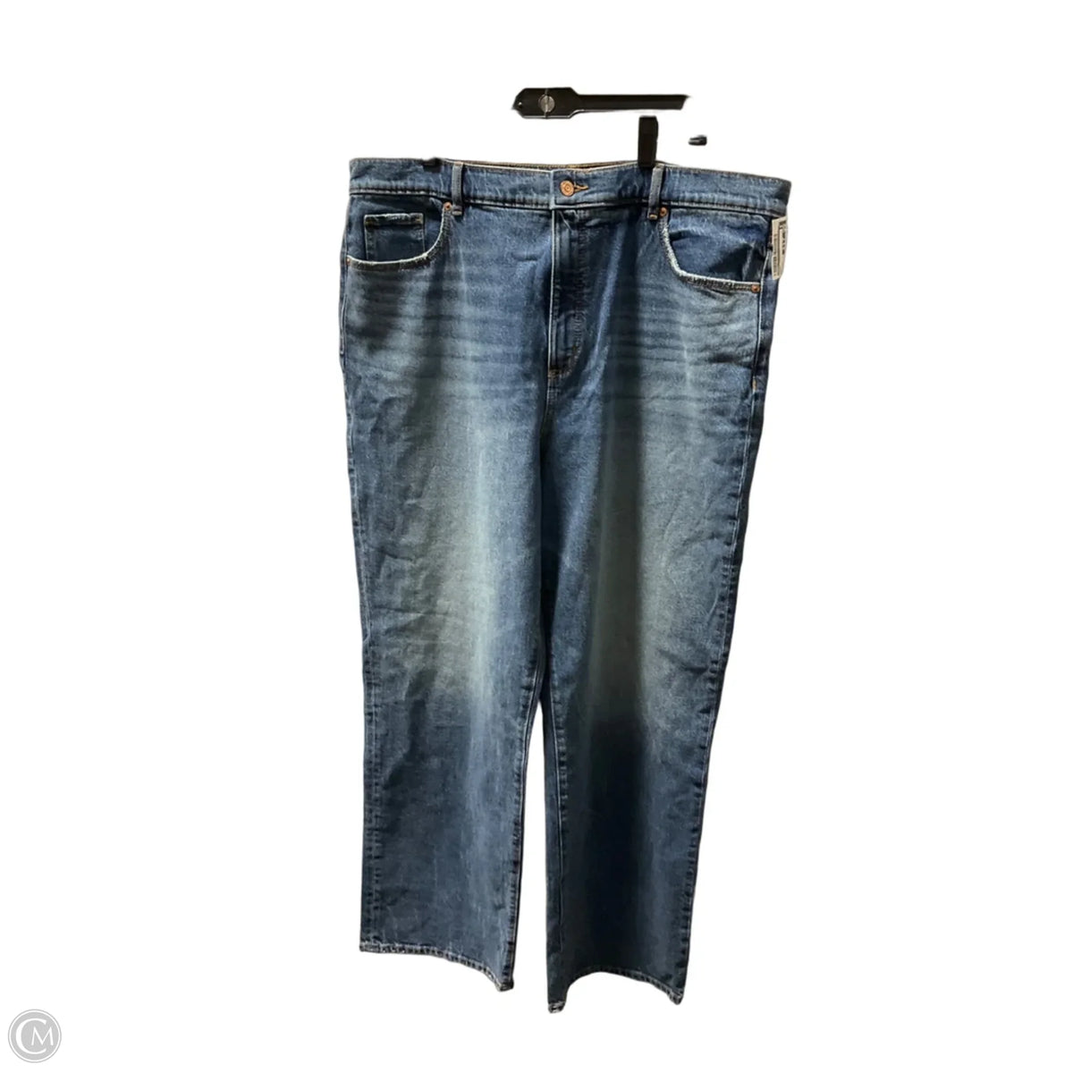 Jeans Straight By Loft In Blue, Size: 18