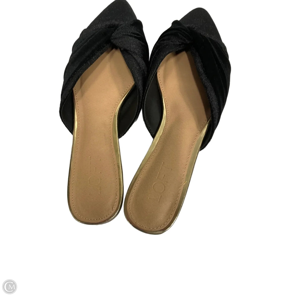 Shoes Flats By Loft In Black, Size: 9