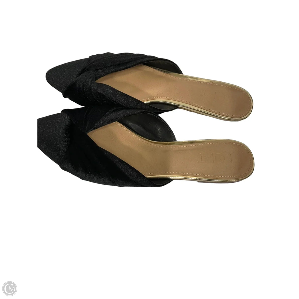 Shoes Flats By Loft In Black, Size: 9