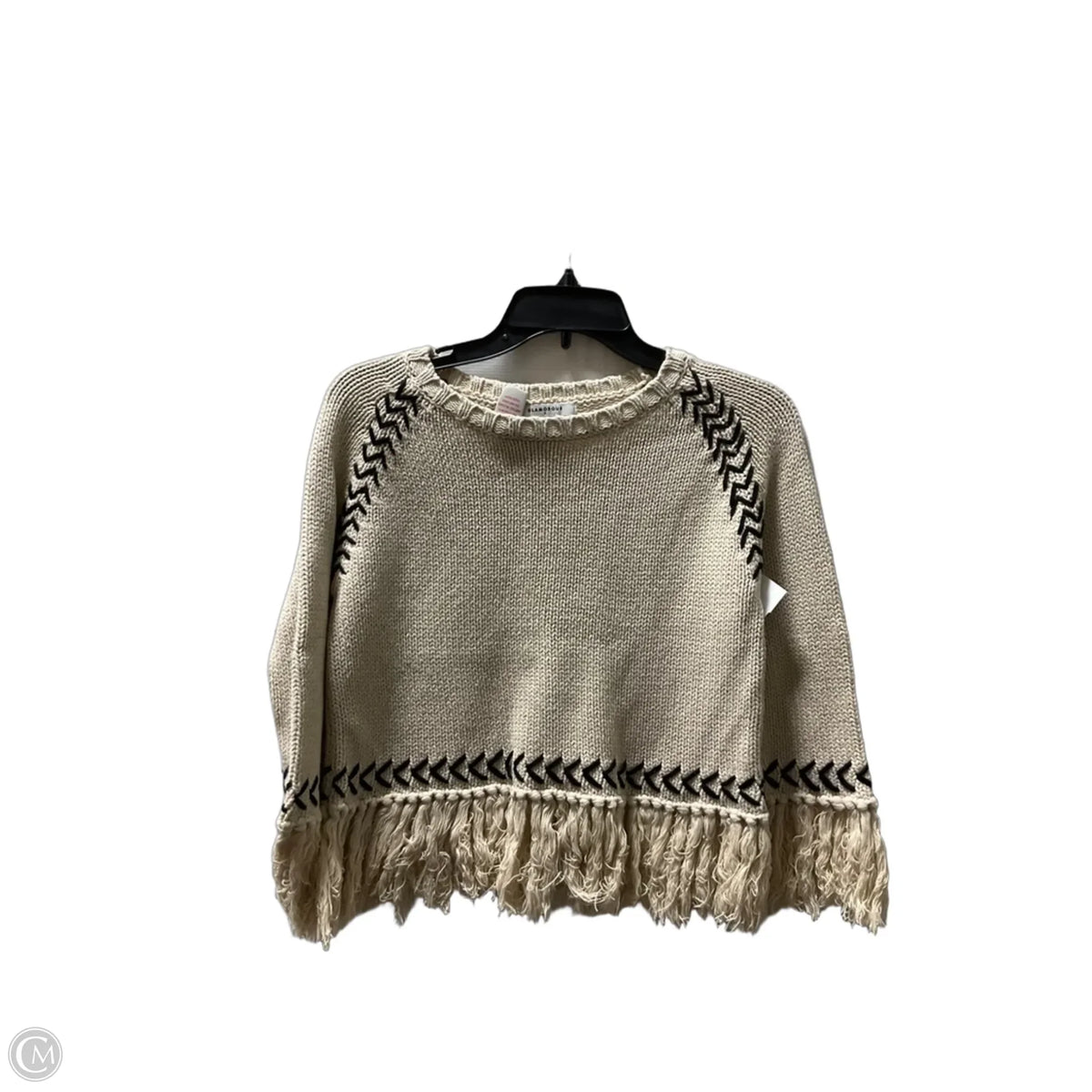 Sweater By Glamorous In Cream, Size: S