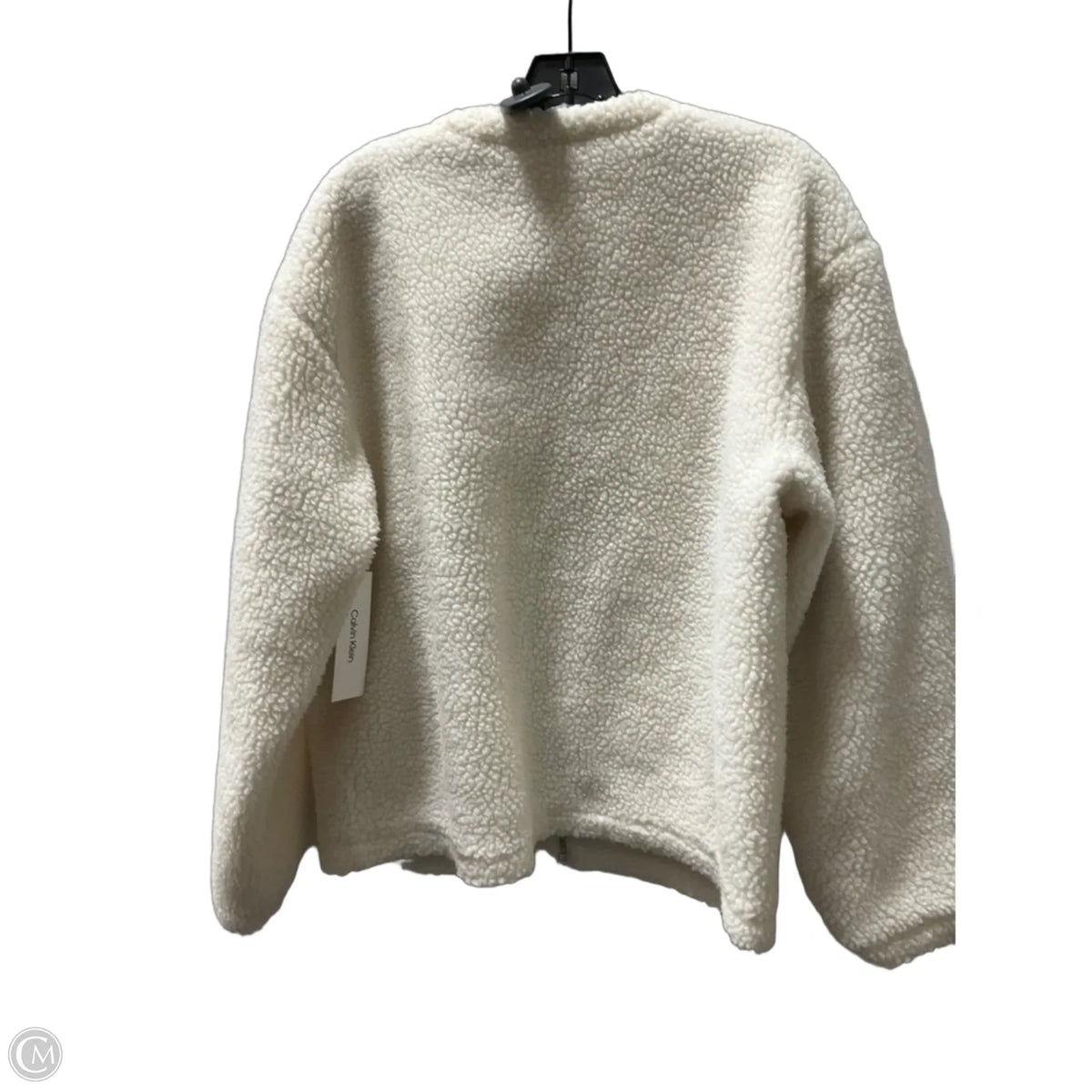 Sweater By Calvin Klein In White, Size: Mp