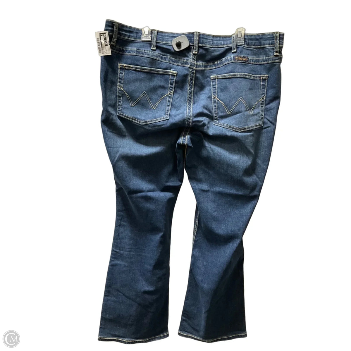 Jeans Straight By Wrangler In Blue, Size: 20