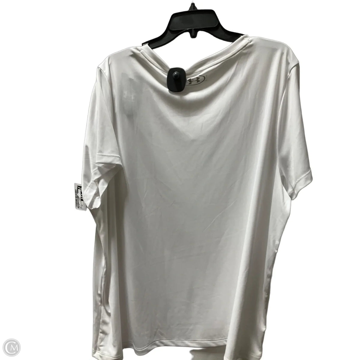 Top Short Sleeve By Under Armour In White, Size: 2x