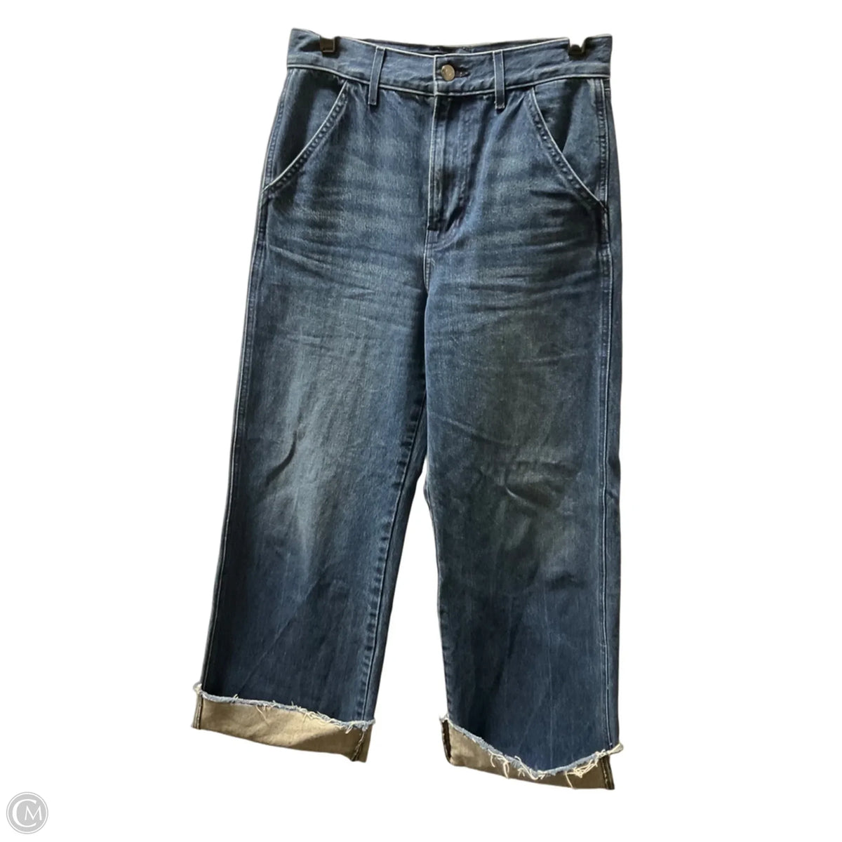 Jeans Straight By Veronica Beard In Blue, Size: 28