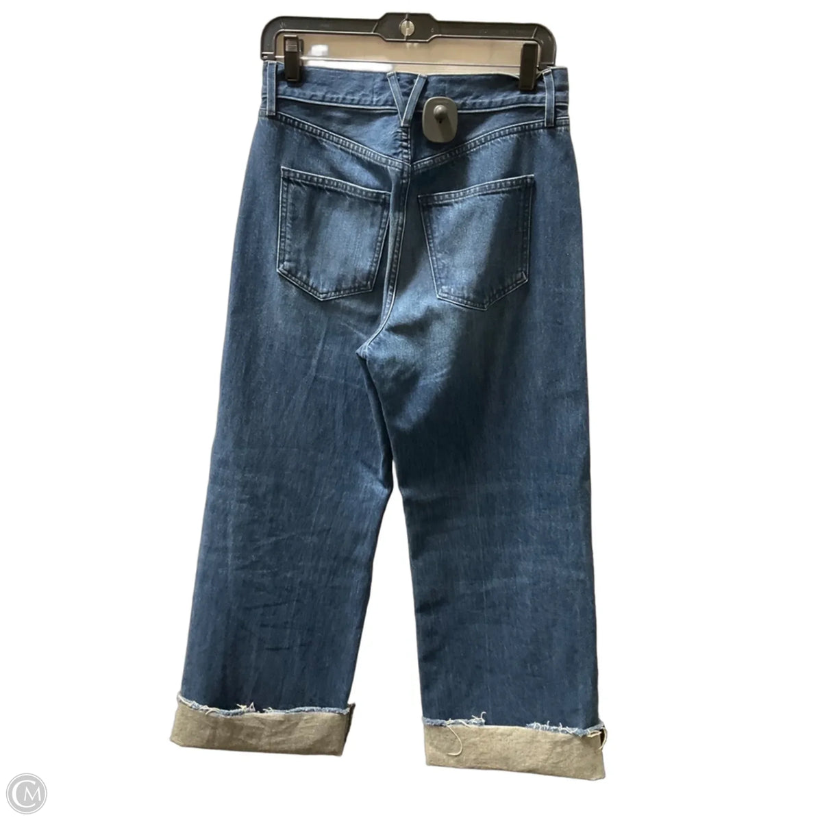 Jeans Straight By Veronica Beard In Blue, Size: 28