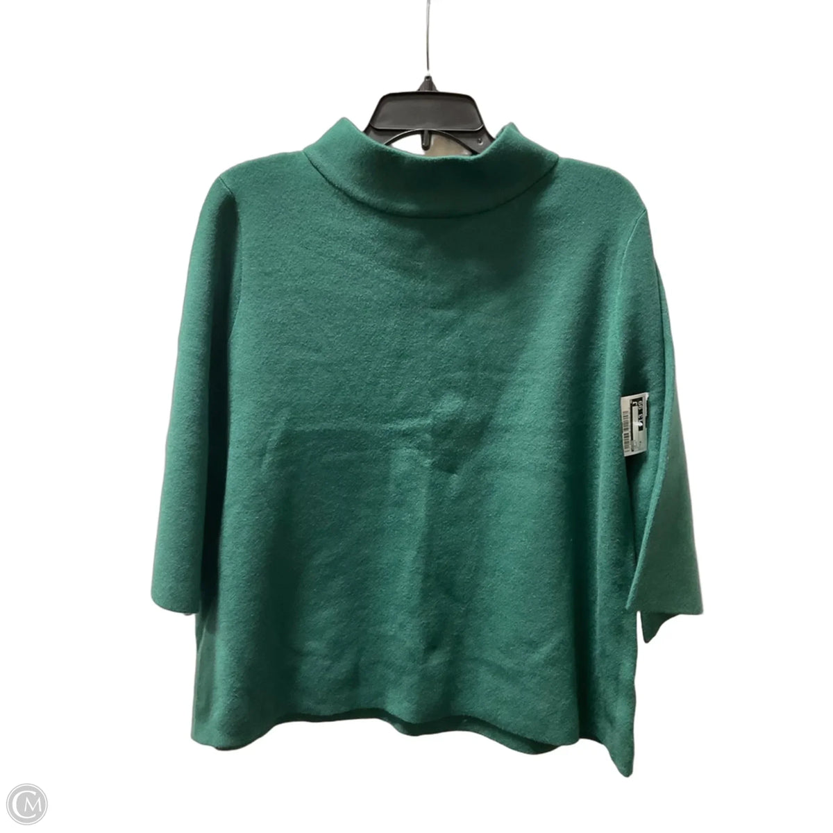 Top Long Sleeve By Avara In Green, Size: M