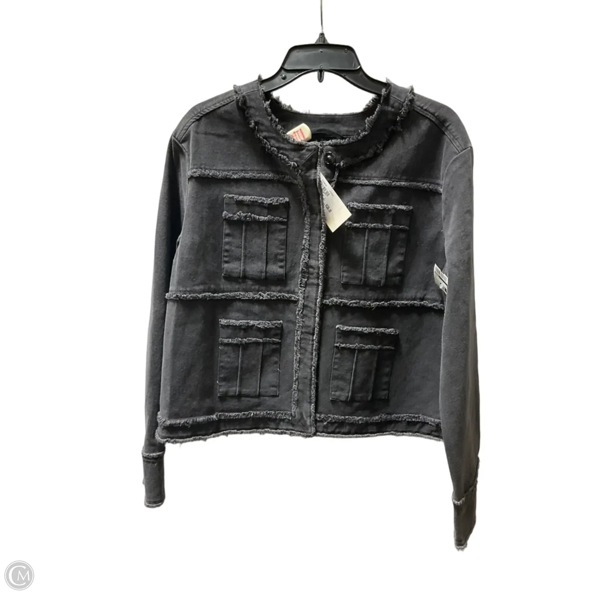 Jacket Denim By Evereve In Black, Size: M