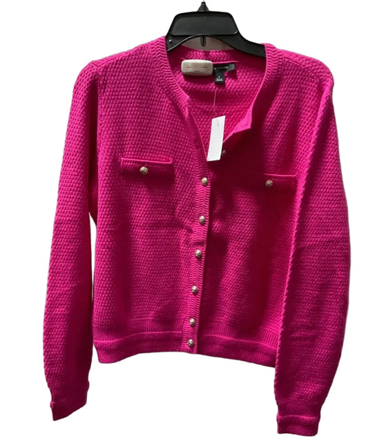 Cardigan By Ann Taylor In Pink, Size: M