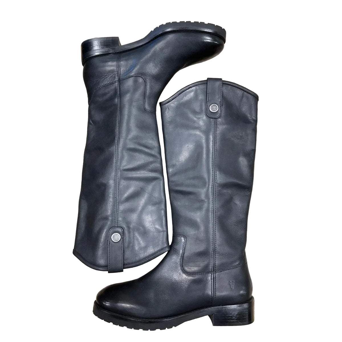 Boots Designer By Frye In Black, Size: 8