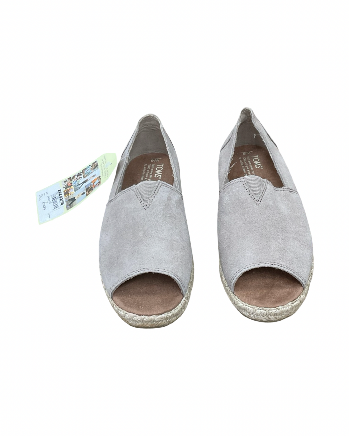 Shoes Flats By Toms In Tan, Size:6