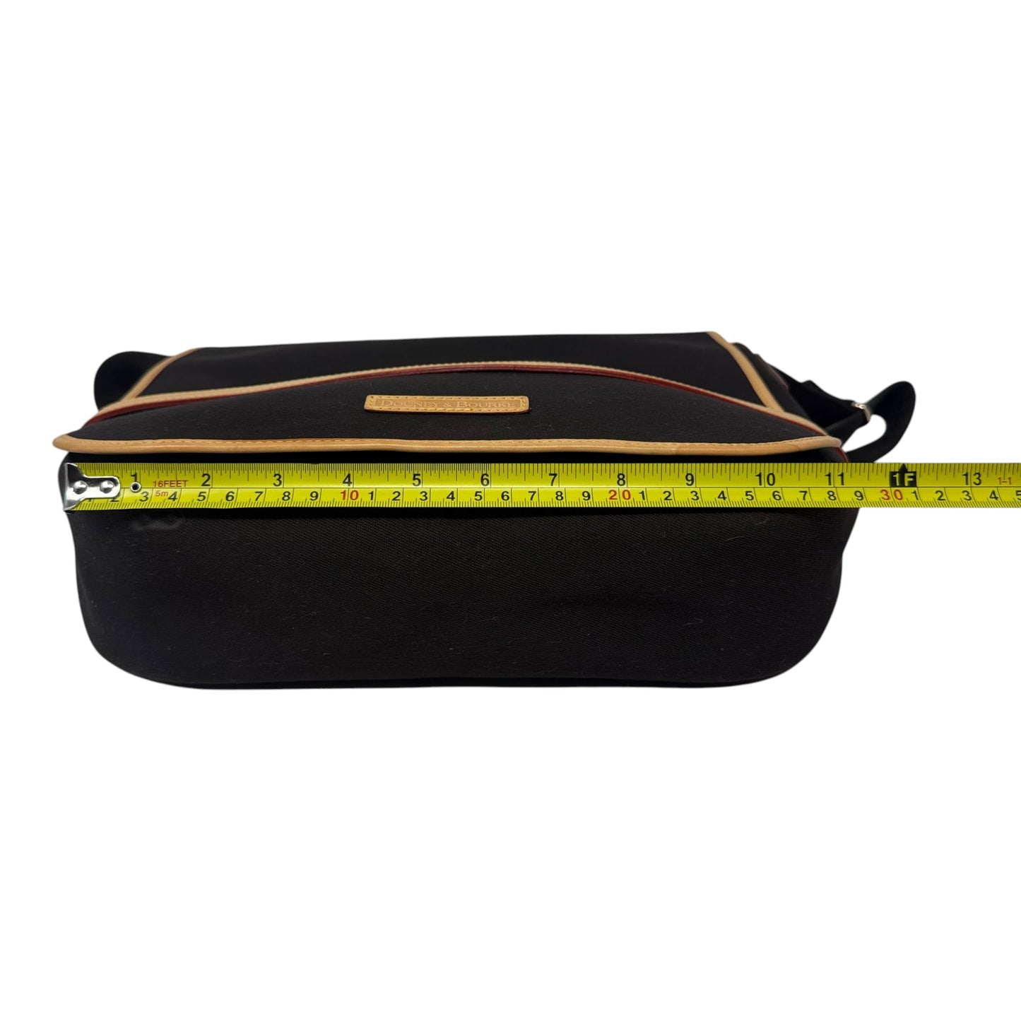 Cabriolet Canvas Messenger Bag Designer By Dooney And Bourke, Size: Large