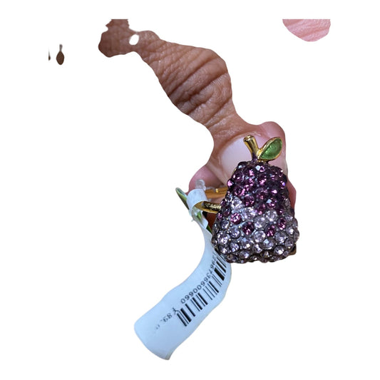 Ring Other By Cme In Gold & Purple, Size:7