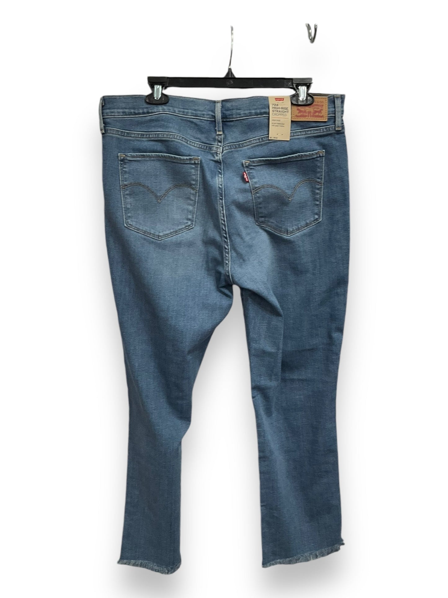 Jeans Skinny By Levis In Blue Denim, Size: 14