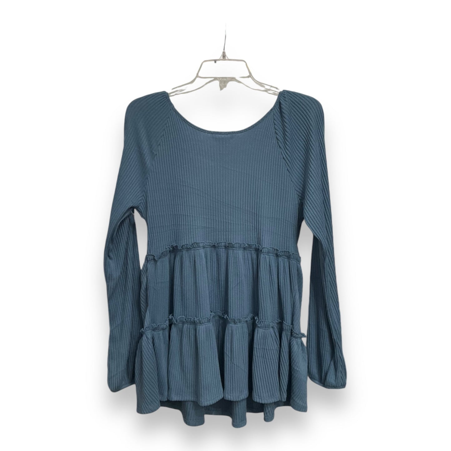 Top Long Sleeve By Lc Lauren Conrad In Blue, Size: M