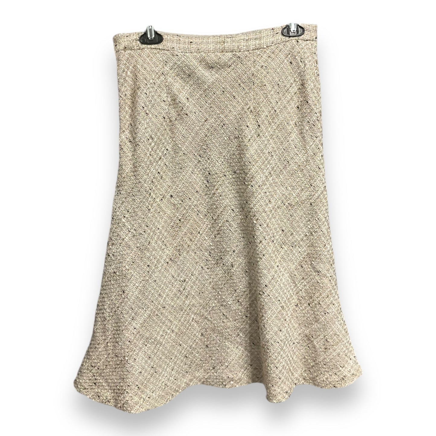 Skirt Midi By Ann Taylor In Cream, Size: 6